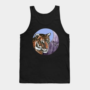 Tiger- Circle Edit Tank Top